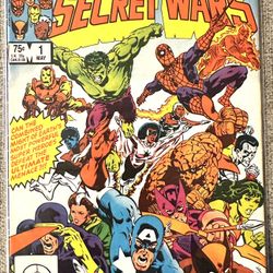 Marvel Number One And A 12 Issue Limited Series Marvel Super Heroes Secret Wars Number One 1984