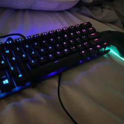 Huntsman Mini Keyboard And Steel series Mouse 