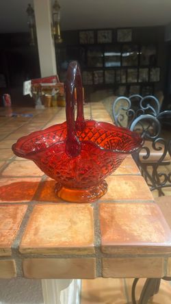 indiana Glass Canterbury Sunset 11" Bowl