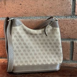 DOONEY & BOURKE - Vintage Logo - Authentic - Brown Shoulder Bag