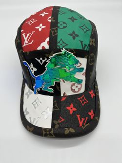 Custom Designer Hat – Gucci/LV Blend – One of One 🔥