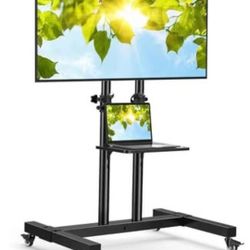 PERLESMITH Rolling TV Stand on Wheels