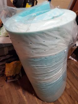Twin sized foam mattress topper foam pad