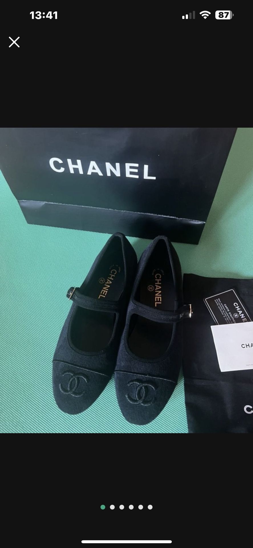 Chanel Flat 38 Size 