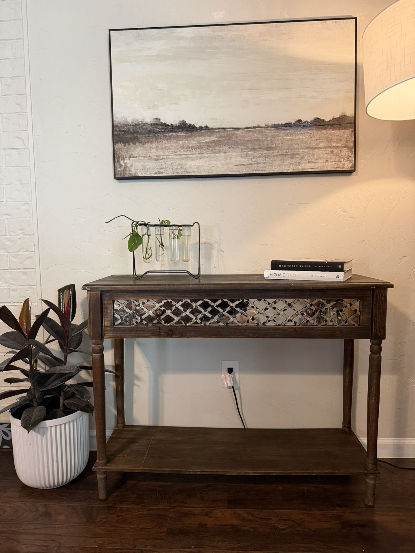 Rustic Console Table / Entryway Table with Drawer