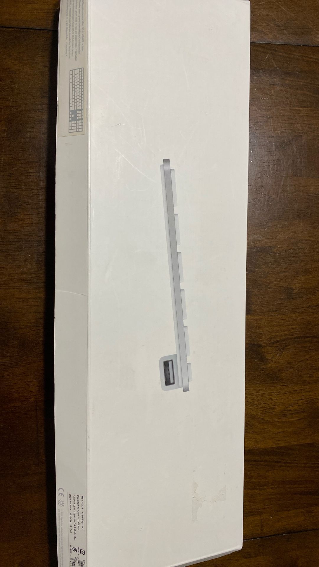 Genuine Apple A1243 Wired USB Keyboard w/ Numeric Keypad for iMac, Mac Mini