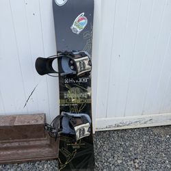 Nidecher Snowboard with Medium Bindings (READ AD)
