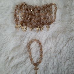 Glass Beaded Stretch Bracelet Bundle, 10 Pcs, NWOT 