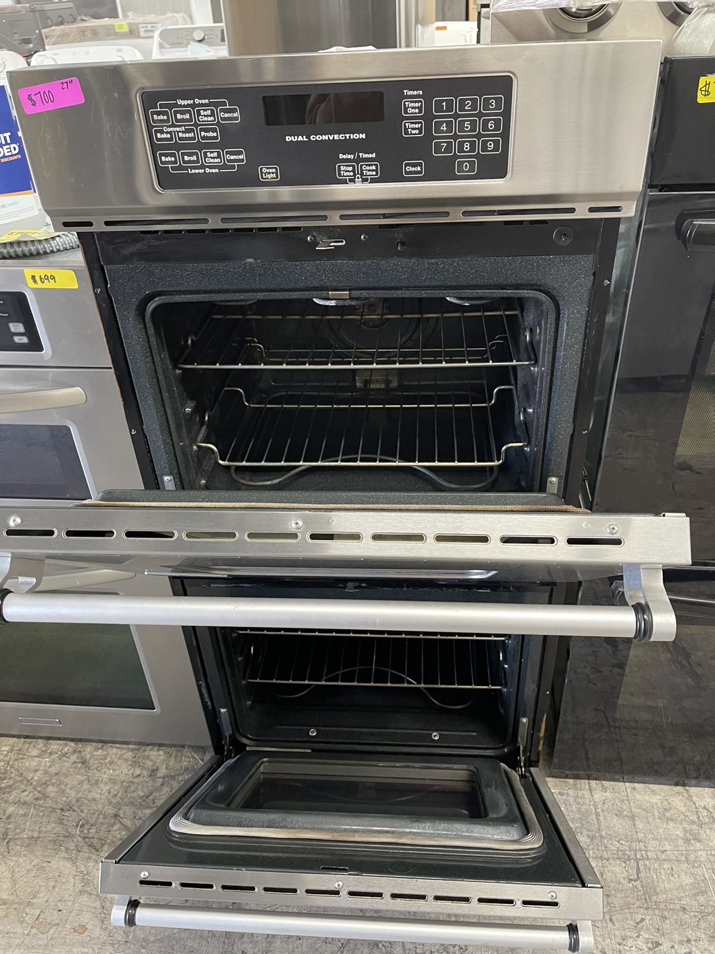 Jennair 27” Double Oven In Stainless Steel Used