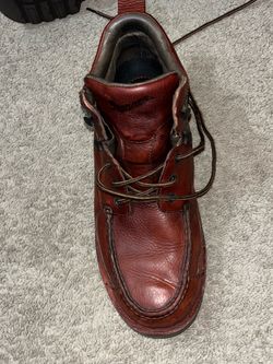 Danner Brown Leather Moc Toe Boot