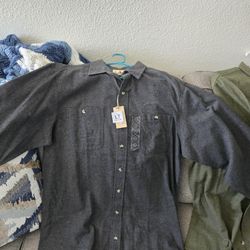 Red Head Flannel Long Sleeve Shirts