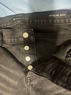 Purple Brand Black Denim Jeans