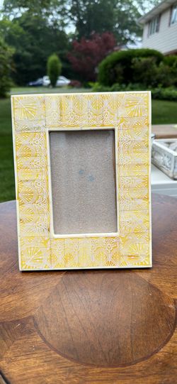 Yellow Boho Picture Frame