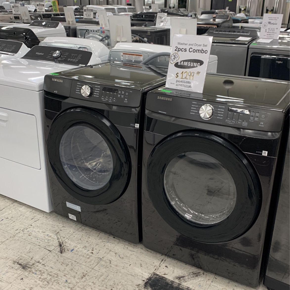 Samsung Gas Washer And Dryer Set 