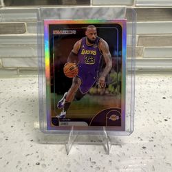 LeBron James 2025-26 NBA Hoops #84 Rainbow Foil Los Angeles Lakers 