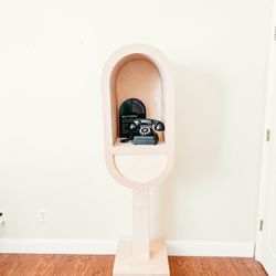 Audio Guest Book Stand w/Phone & signage