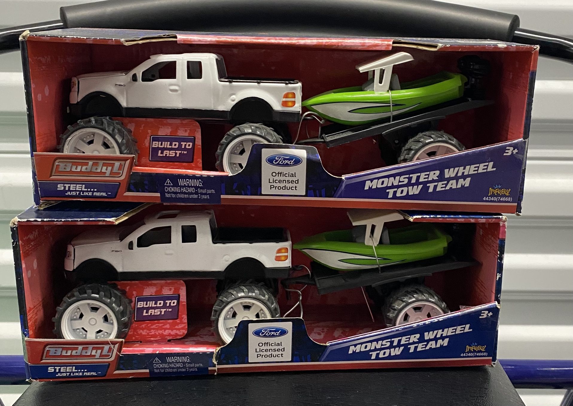 Monster Truck With Tow Boat