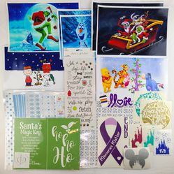 Decals, Stencil – Christmas, Disney, Alzheimer’s, Dog, Pride

