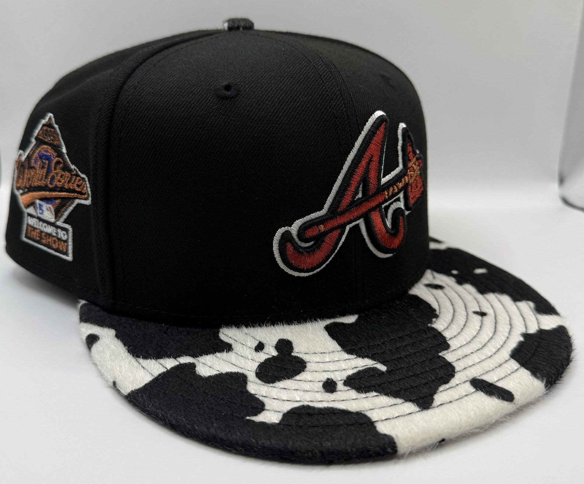 Size 8 - Hat Club Exclusive New Era 59Fifty Atlanta Braves Cattle Pack
