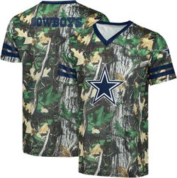 Dallas Cowboys V-Neck Shirt Camo Print