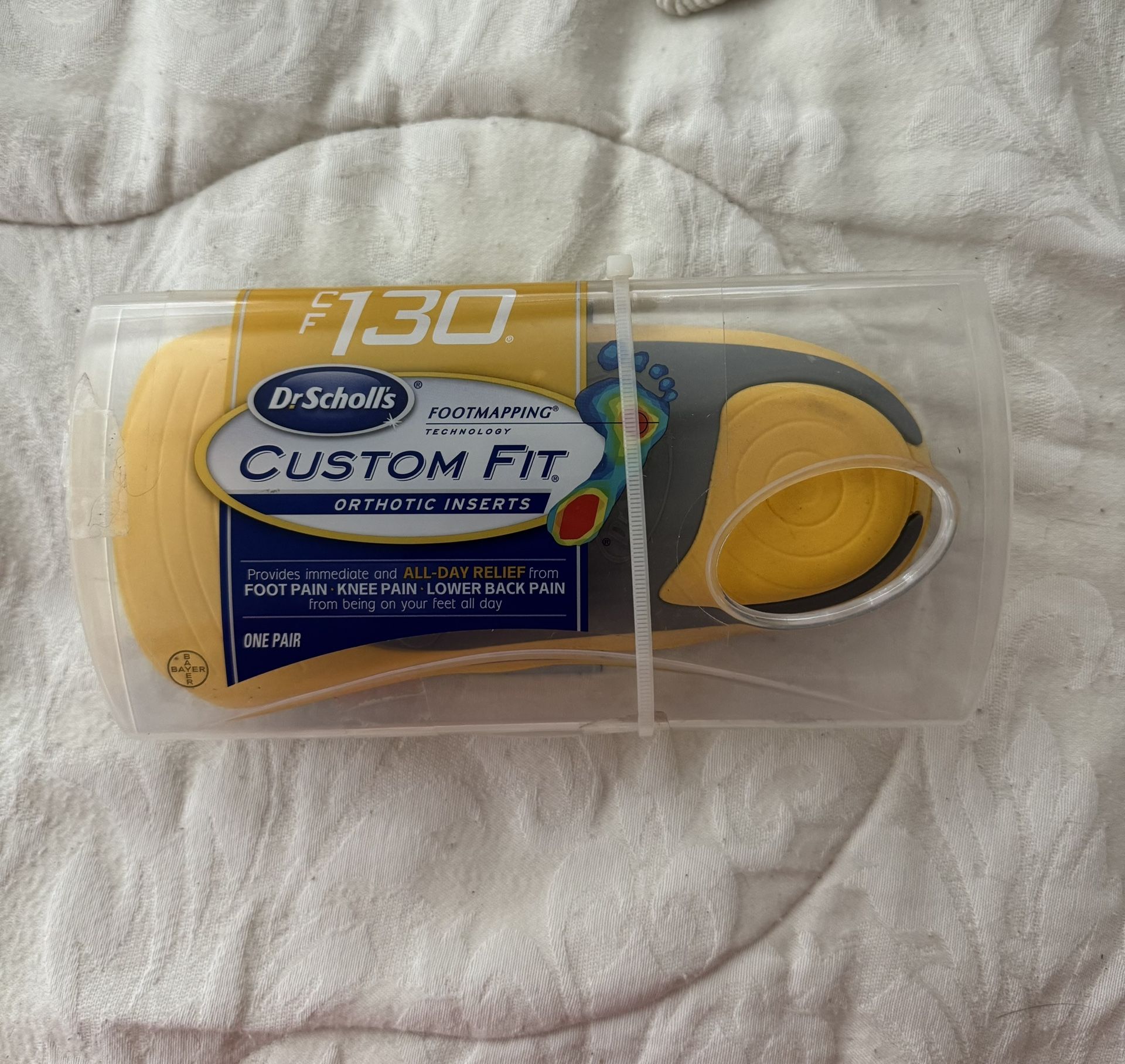 Dr. Scholl’s® Custom Fit® Foot Orthotics 3/4 Length Inserts, CF 130, All-Day Pain Relief for Feet