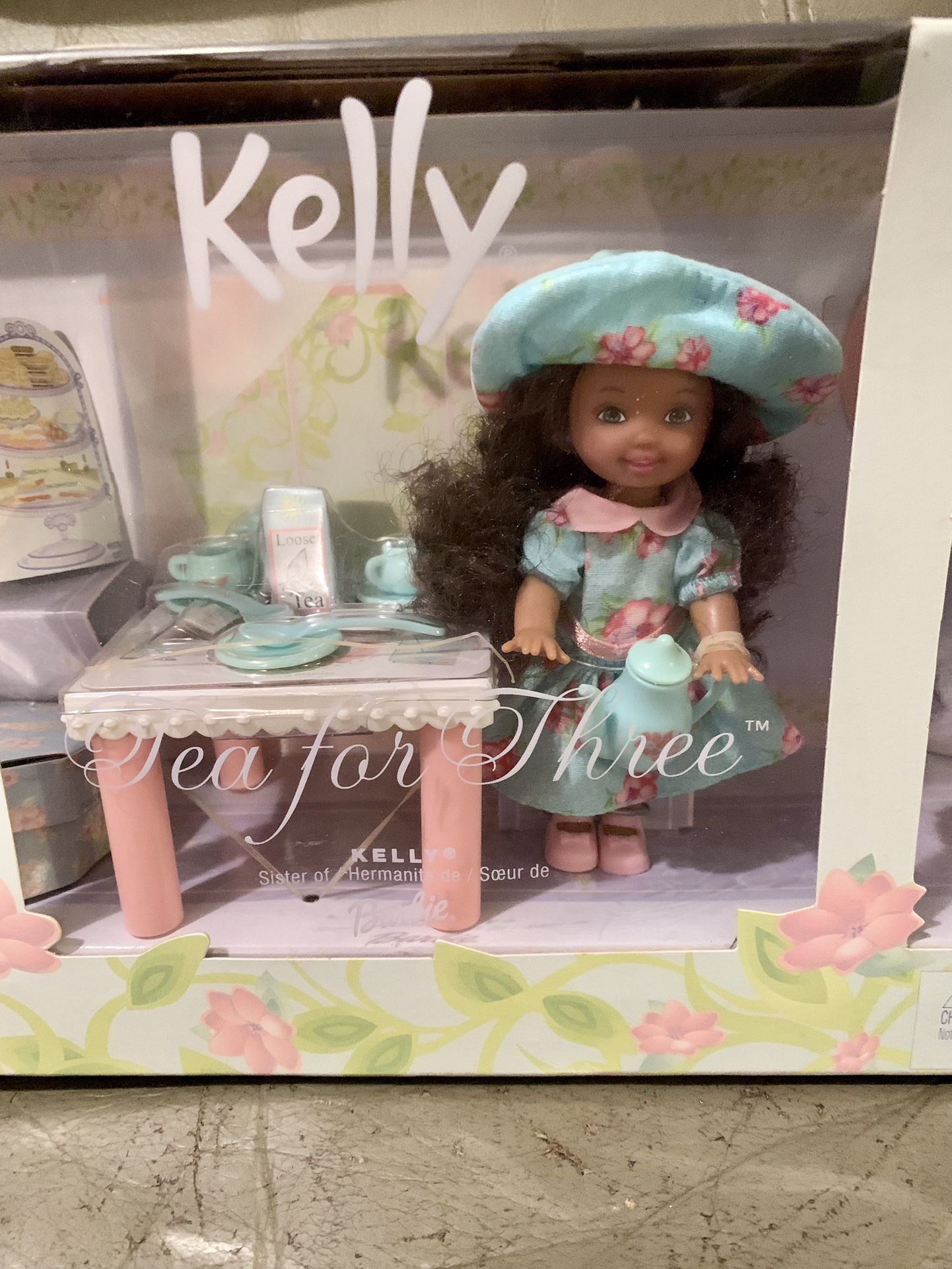 Vintage Kelly Tea For Three Toys R Us Exclusive Mattel 2002 Barbie New