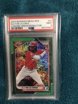 ELLY De La Cruz Bowman Chrome Green Refractor RC