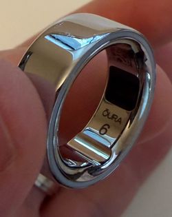 Oura Ring Gen 4 Silver Size 6