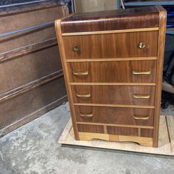 Art Deco Waterfall Dresser