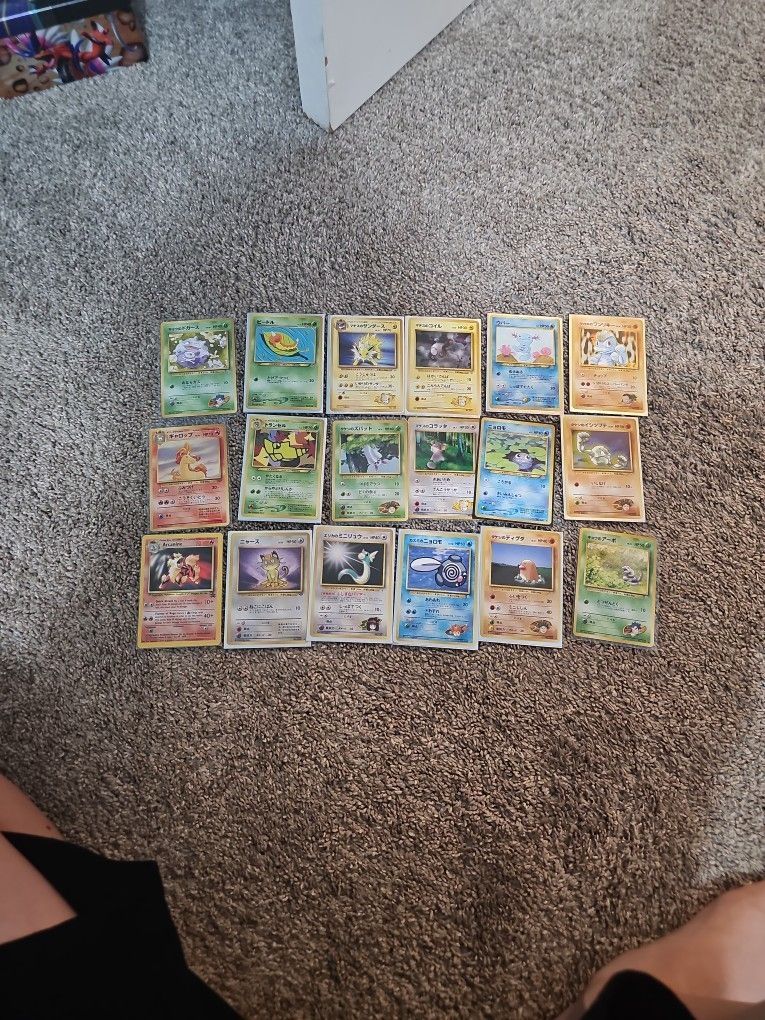 Vintage Pokemon Cards 1995