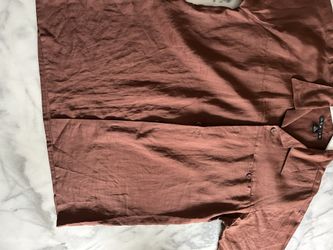 Linen Pants And Shirt Suit 