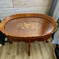 Vintage Wooden Coffee Table