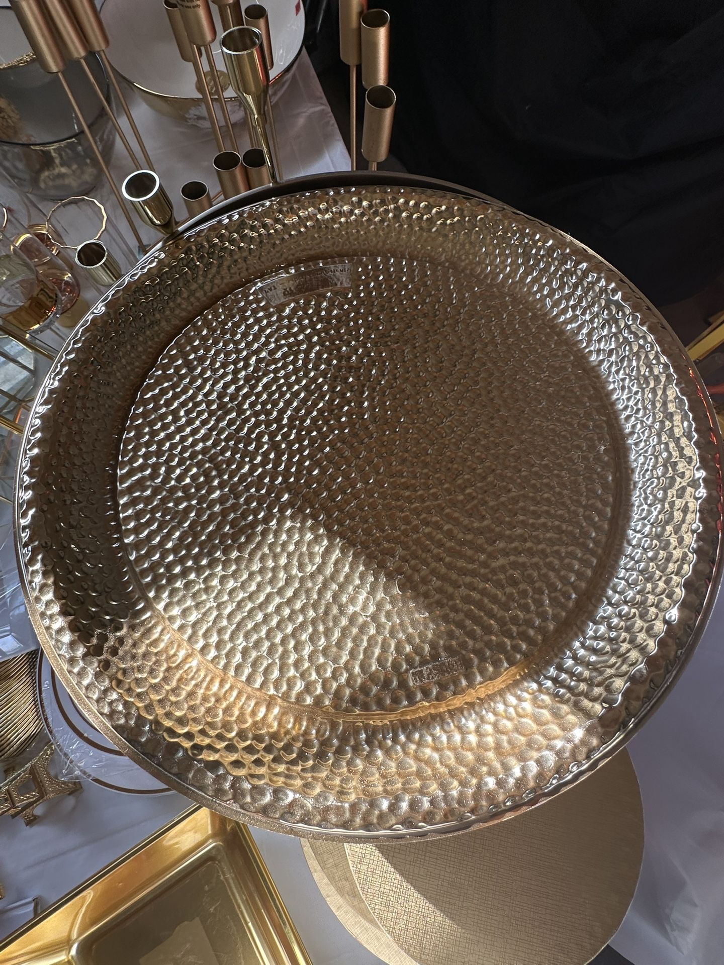 Gold Serving Platers