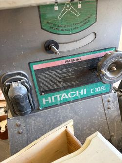 Hitachi saw