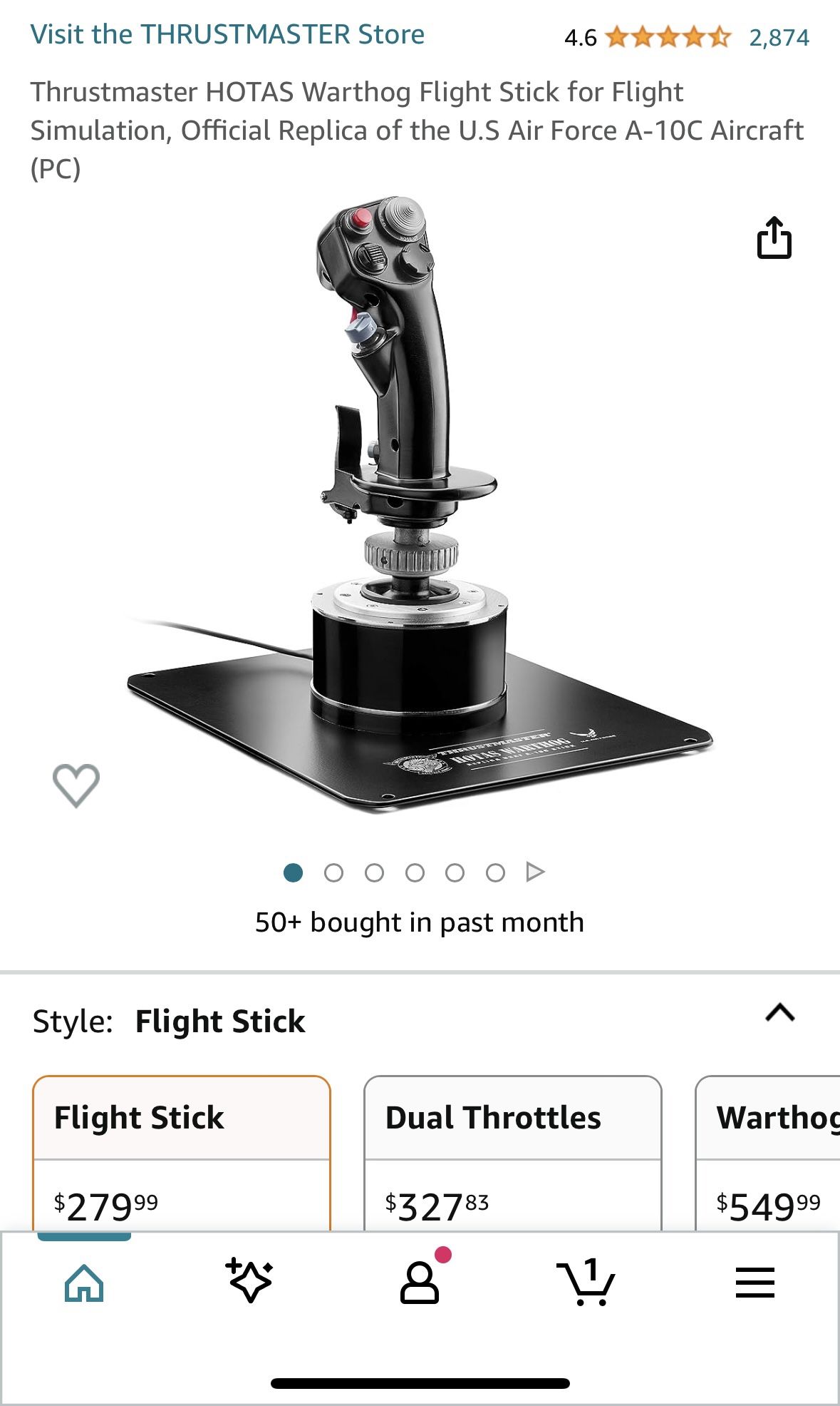 Thrustmaster A10 Warthog HOTAS
