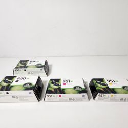 HP 950XL & 951XL Ink Cartridge, Pack of 4