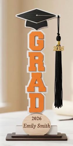 Personalized graduation tassel holder