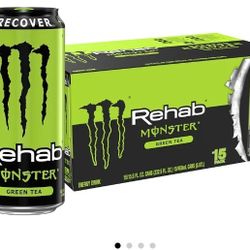 monster rehab 15 can case$15.00