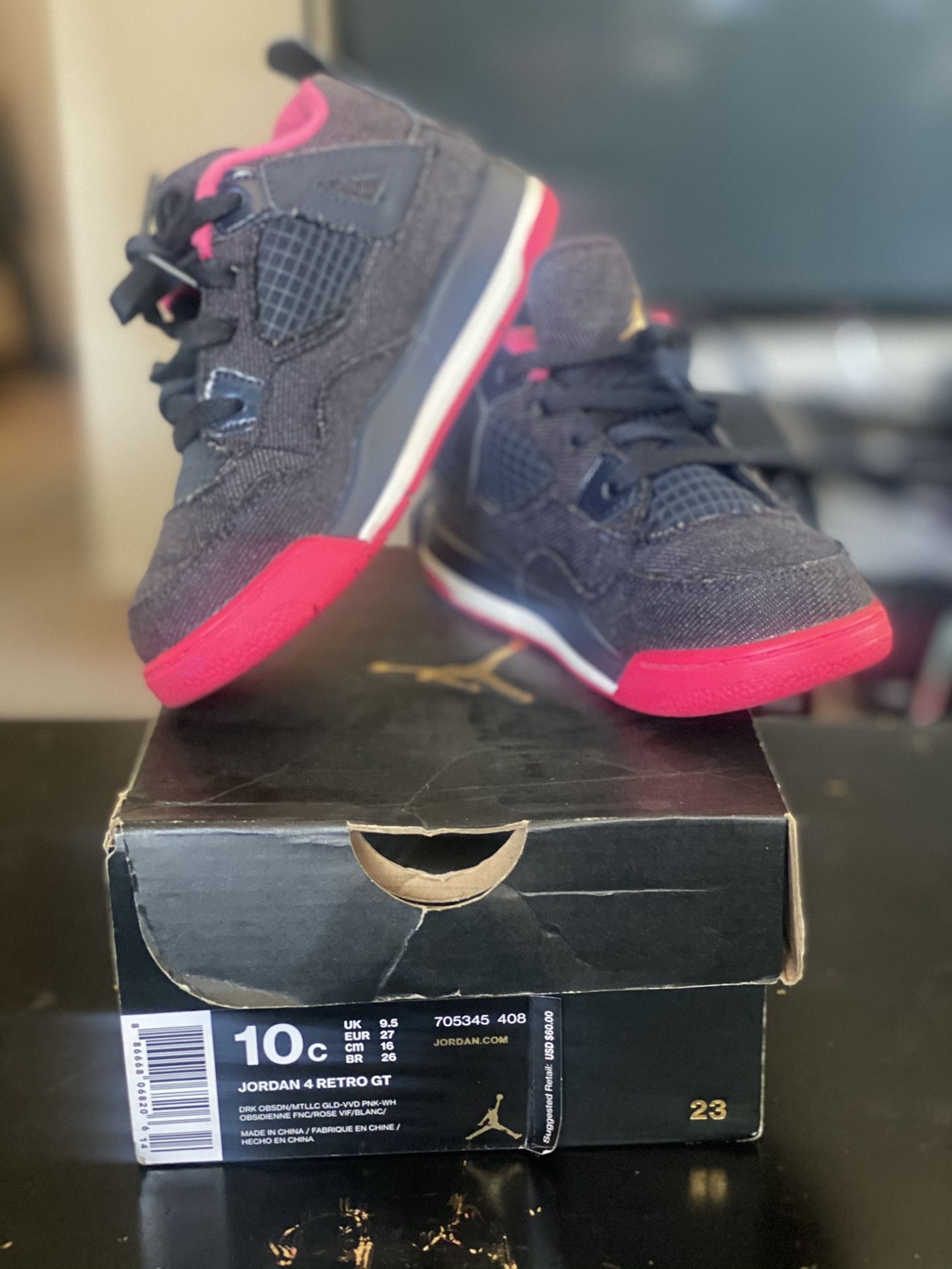 Jordan 4 Retro Denim Kids
