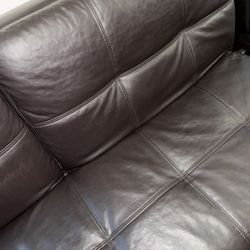 Leather futon