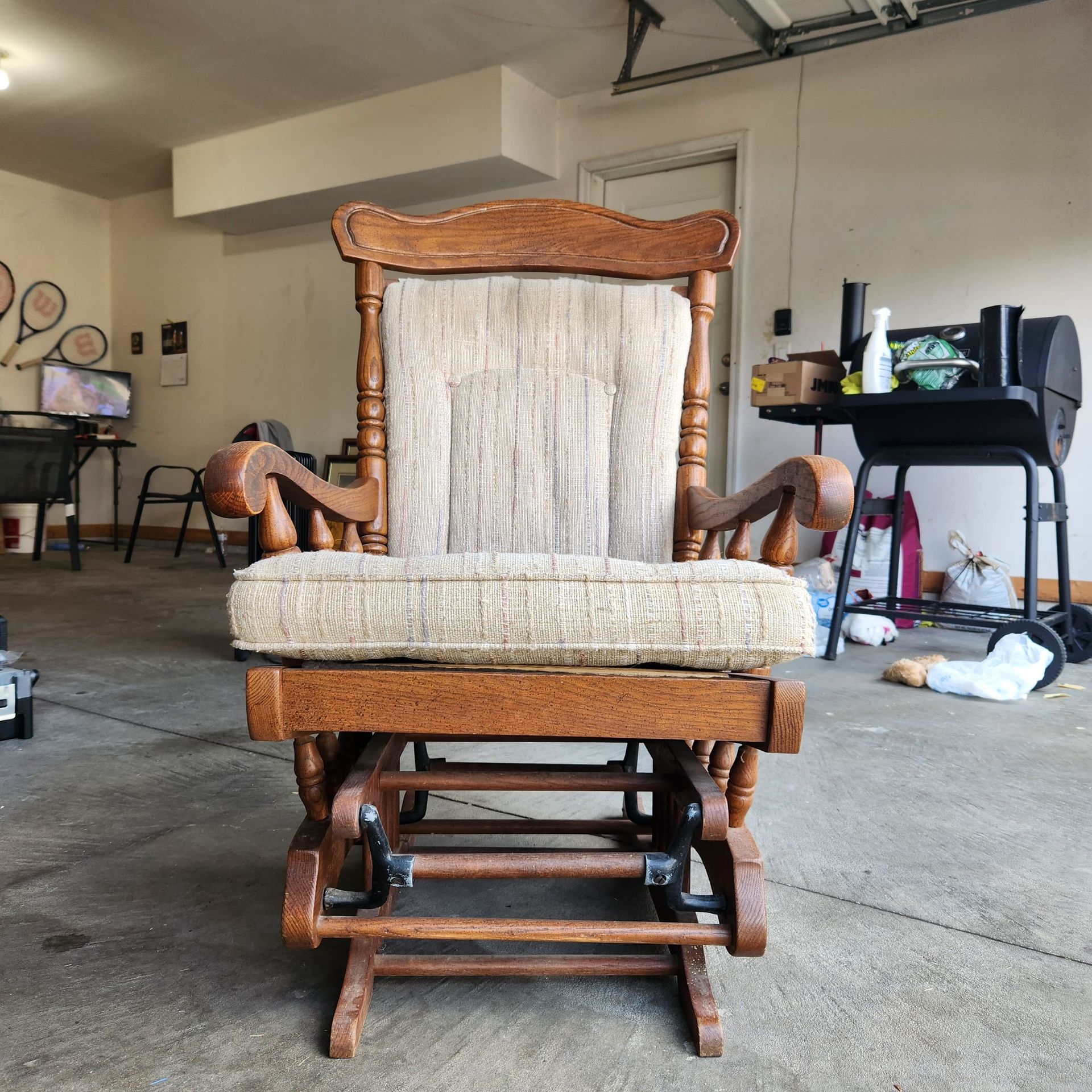 VINTAGE … Glider Rocking Chair! 1970s Era