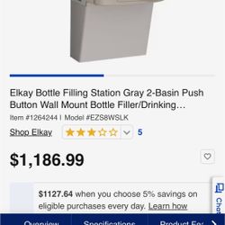 Elkay water fountains 