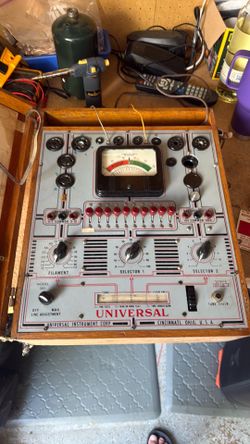 Radio tube tester