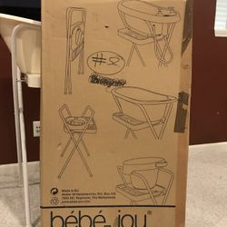 Bebe-jou Baby Bath Tub With Stand, 35”x19”x42”