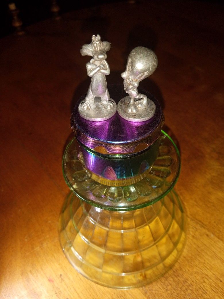 Vintage 1989 Silvester And Tweety Bird Pewter Monopoly Marker 