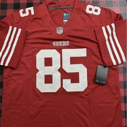 Kittle 85 Red Jersey For Men (Fully Stitched) Small To 3X