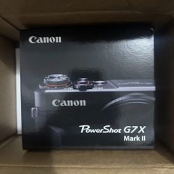 Brand New PowerShot G7 X Mark II 20.1MP Compact Camera - Black