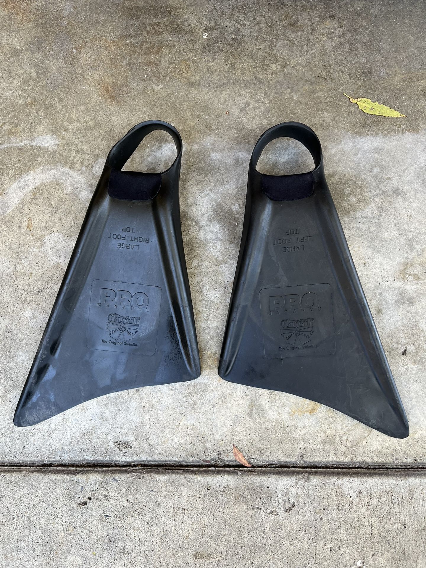 Churchill Pro Makapuu Bodyboard Fins Size Large