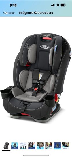 Graco Slimfit - Asiento convertible 3 en 1 para automóvil, diseño delgado y cómodo, ahorra espacio en Coche