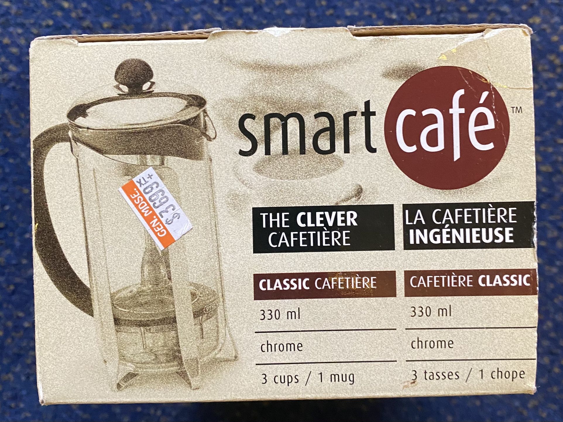 Smart café Olé Mode Cafetière Classic Chrome, 330 ml (3 cups / 1 mug)